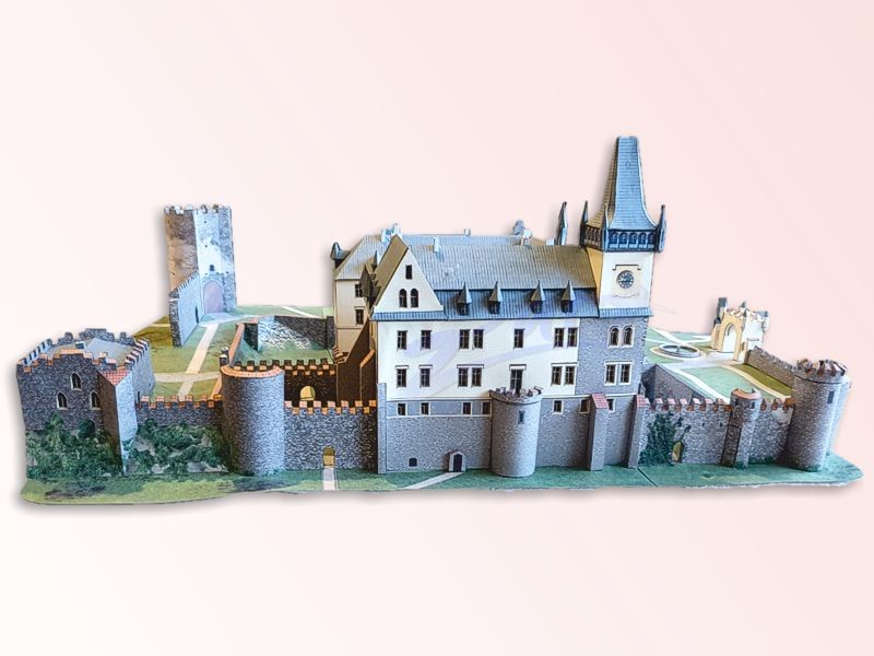 Paper model kit - Zruc nad Sazavou Chateau 